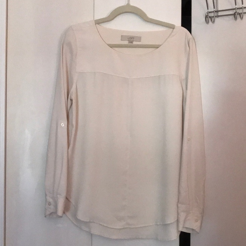 Cream blouse - like new